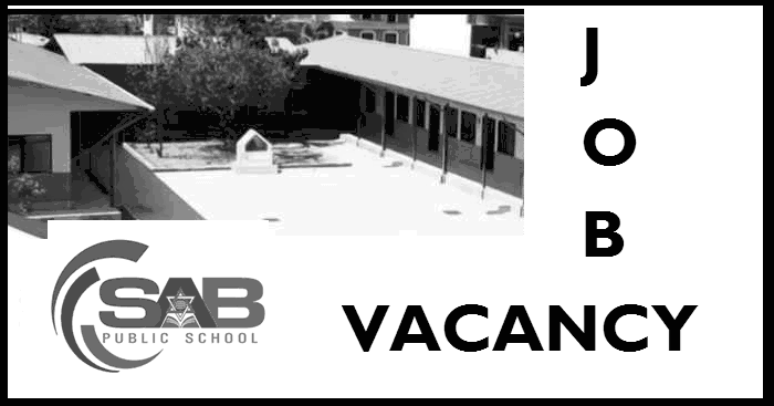 SAB Public School vacancy