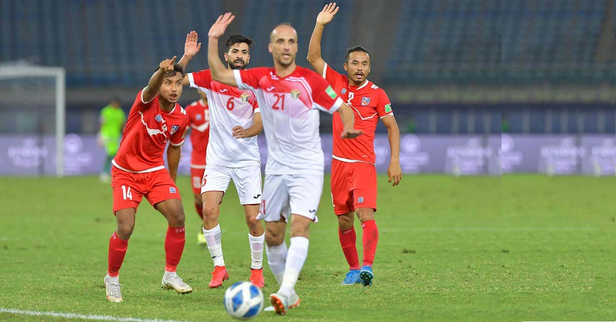 Jordan Defeated Nepal 0-3 World Cup 2022 Qualifiers Match