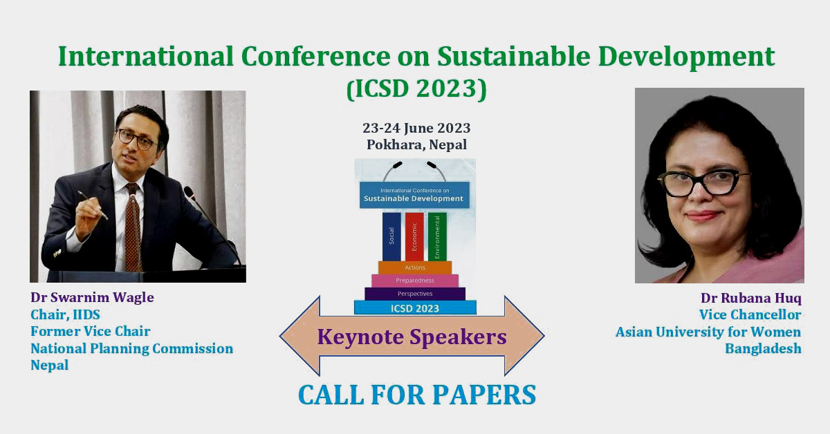 International Conference on Sustainable Development 2023