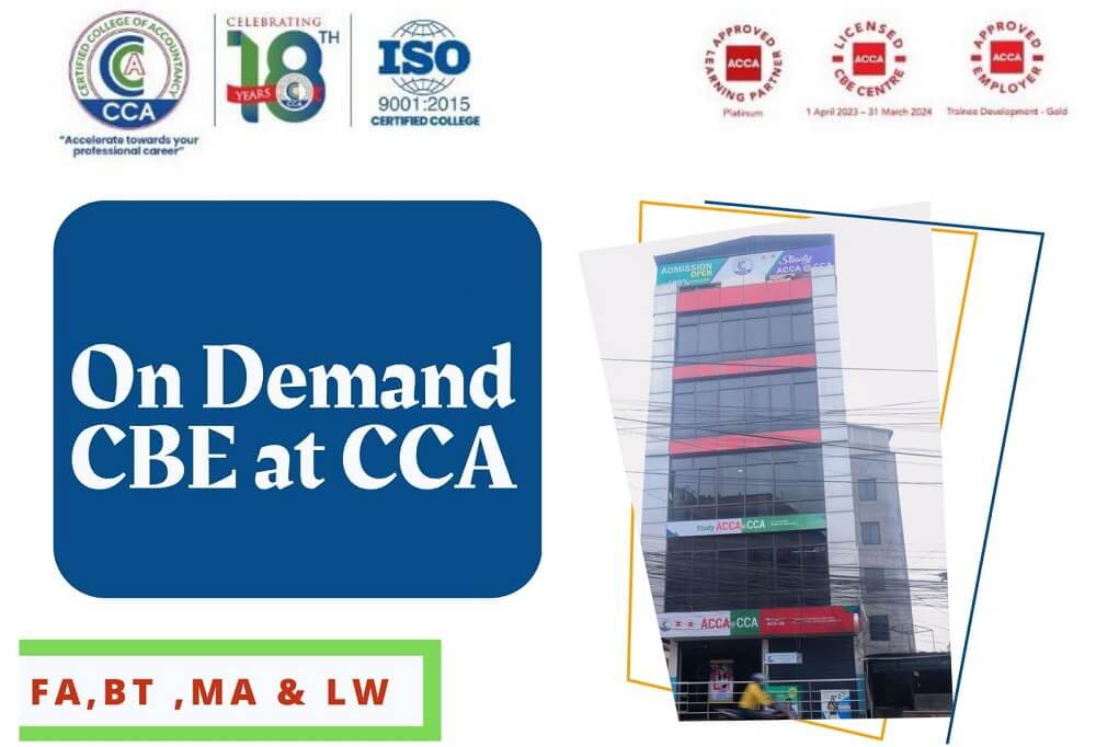 Certified College of Accountancy (CCA) Offers On-Demand ACCA Exams in Nepal