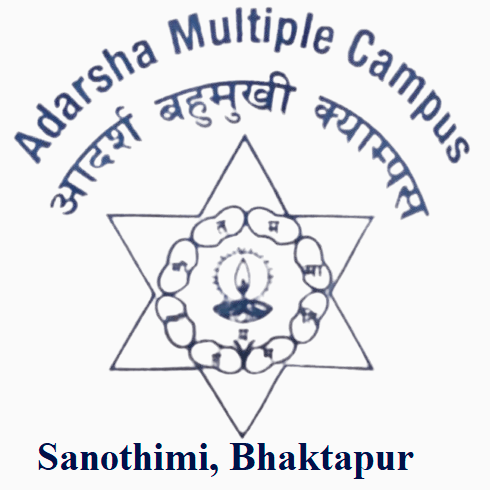 Adarsha Multiple Campus AMC Bhaktapur Logo