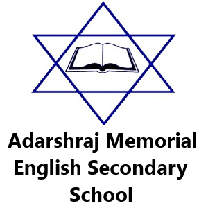 Adarshraj Memorial English Secondary School Logo