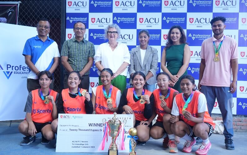 Golden Gate International College Triumphs at the ACU and PEC 1st Inter College Girls Basketball Tournament 2024