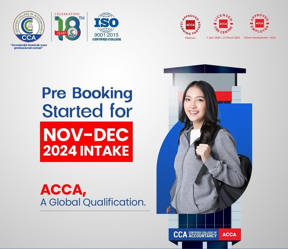 November December 2024 ACCA Intake at CCA