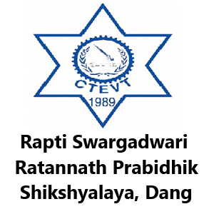 Rapti Swargadwari Ratannath Prabidhik Shikshyalaya Logo