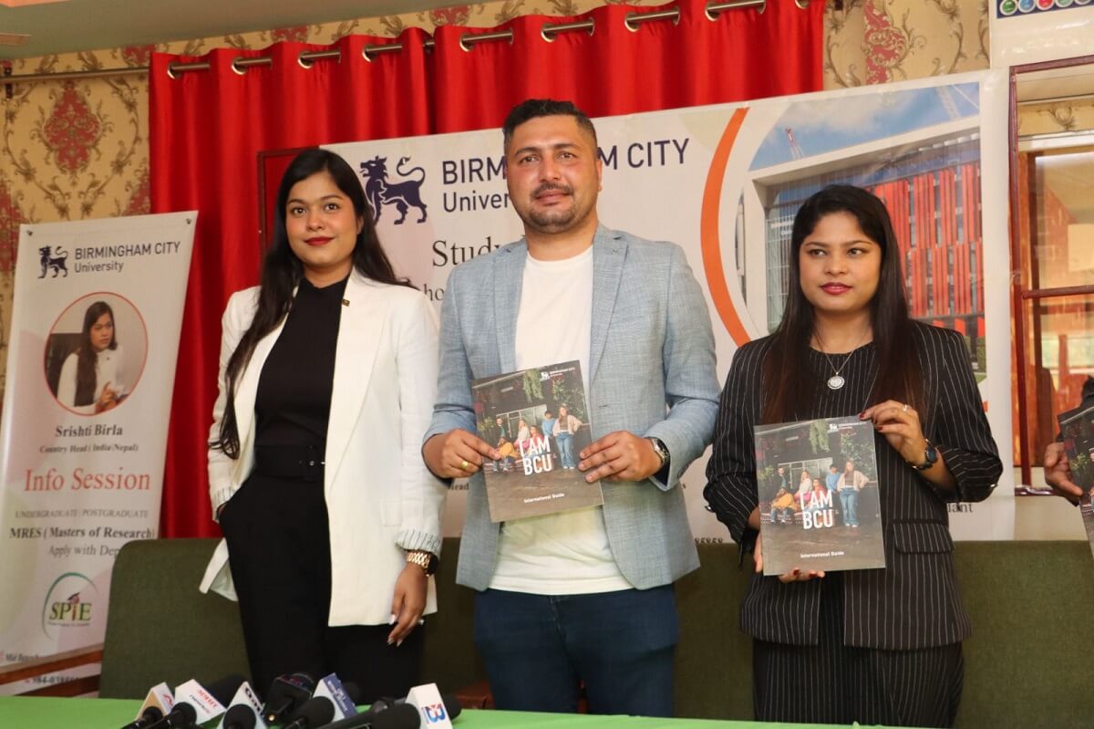 SPIE Overseas Hosts Press Meet on Birmingham City University Scholarships for Nepali Students 