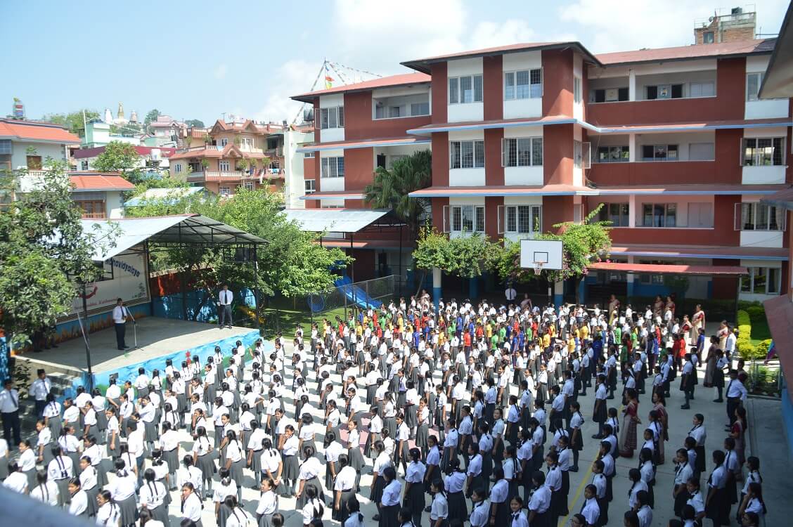 Bijeshwori Gyan Mandir Sainik Mahavidyalaya, Kathmandu Building 