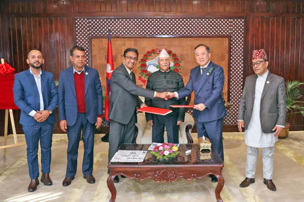 Lumbini Buddhist University and Beijing Language and Culture University Signed MoU 