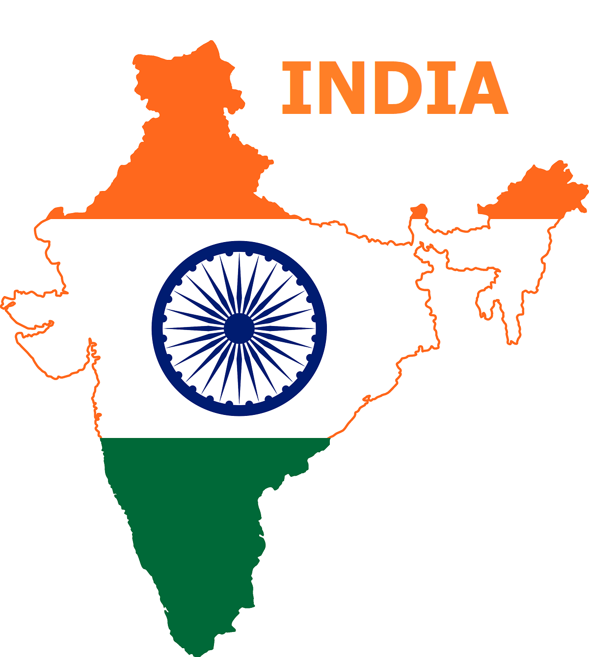 Map of India 