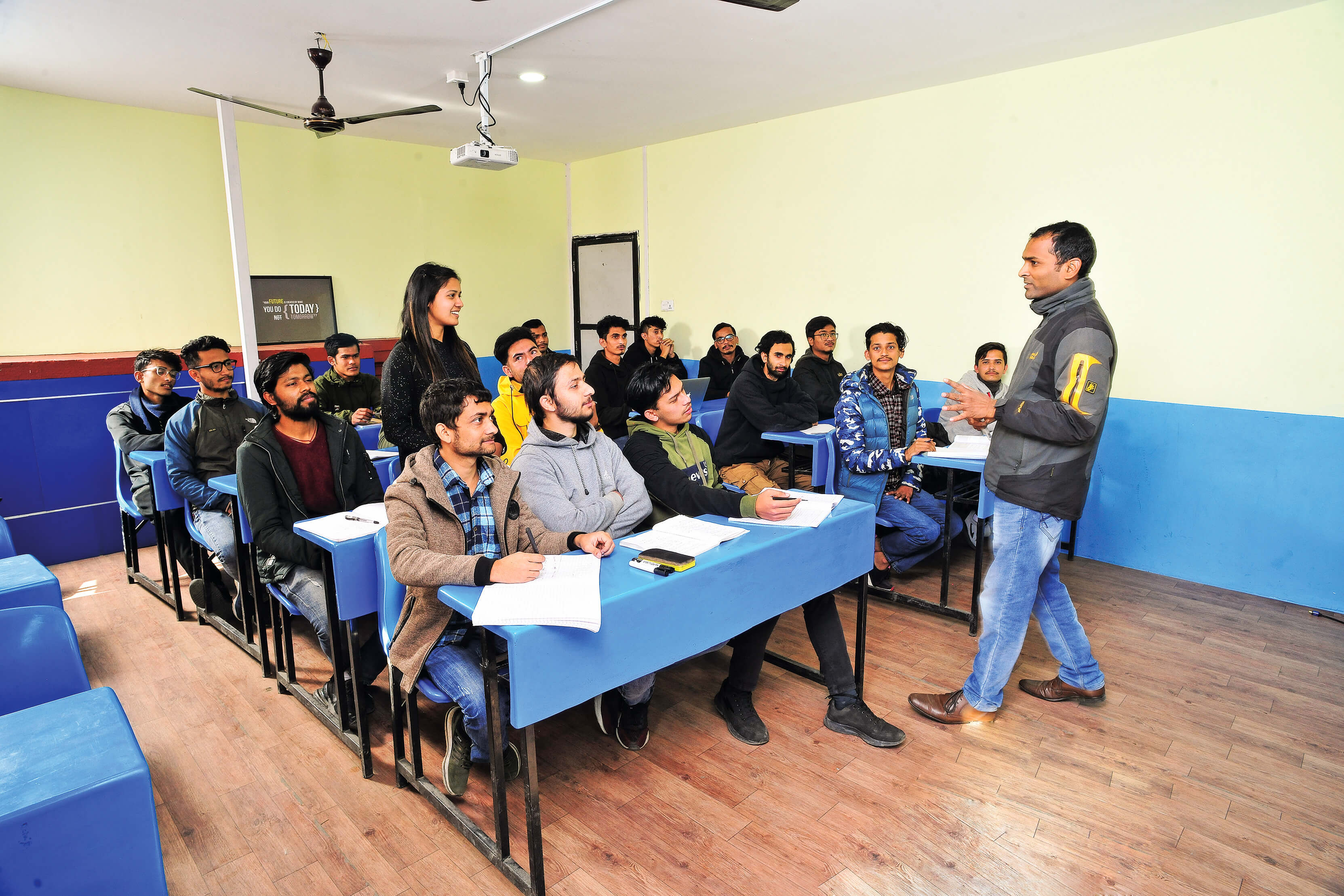 Nepalaya College Classroom 