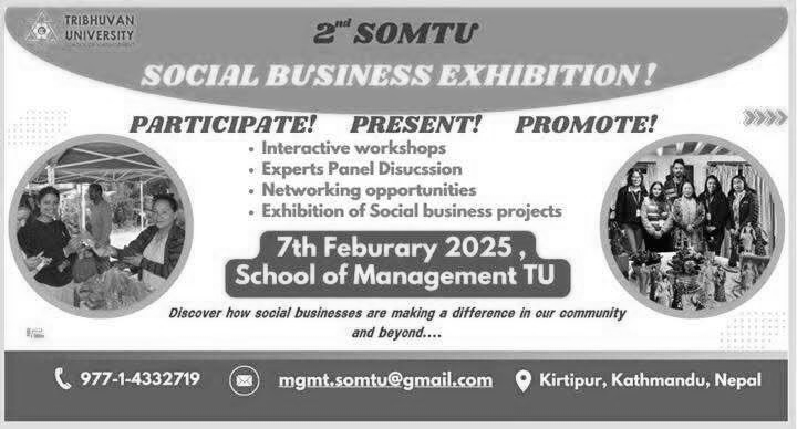 SOMTU to Host 2nd Social Business Exhibition in Kathmandu 