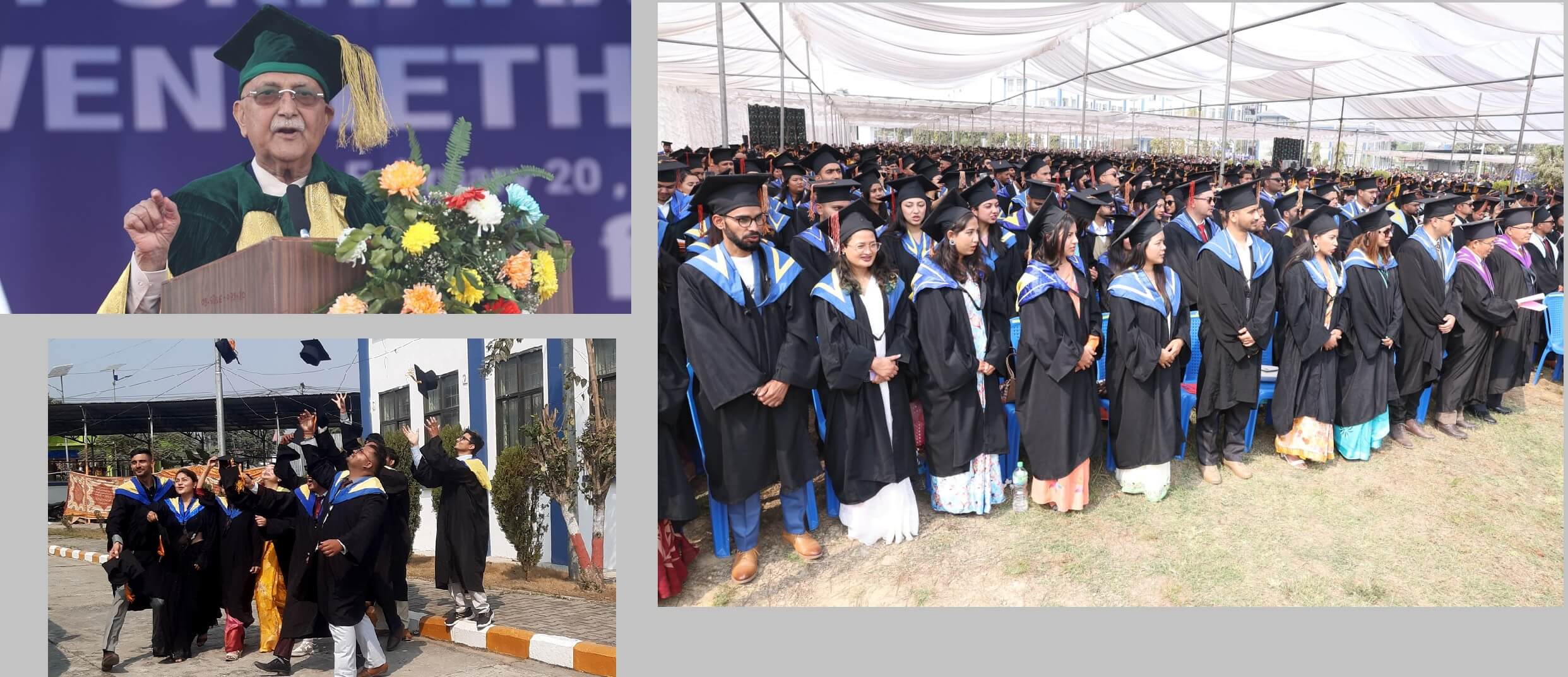 Students Graduate at Pokhara University 20th Convocation 