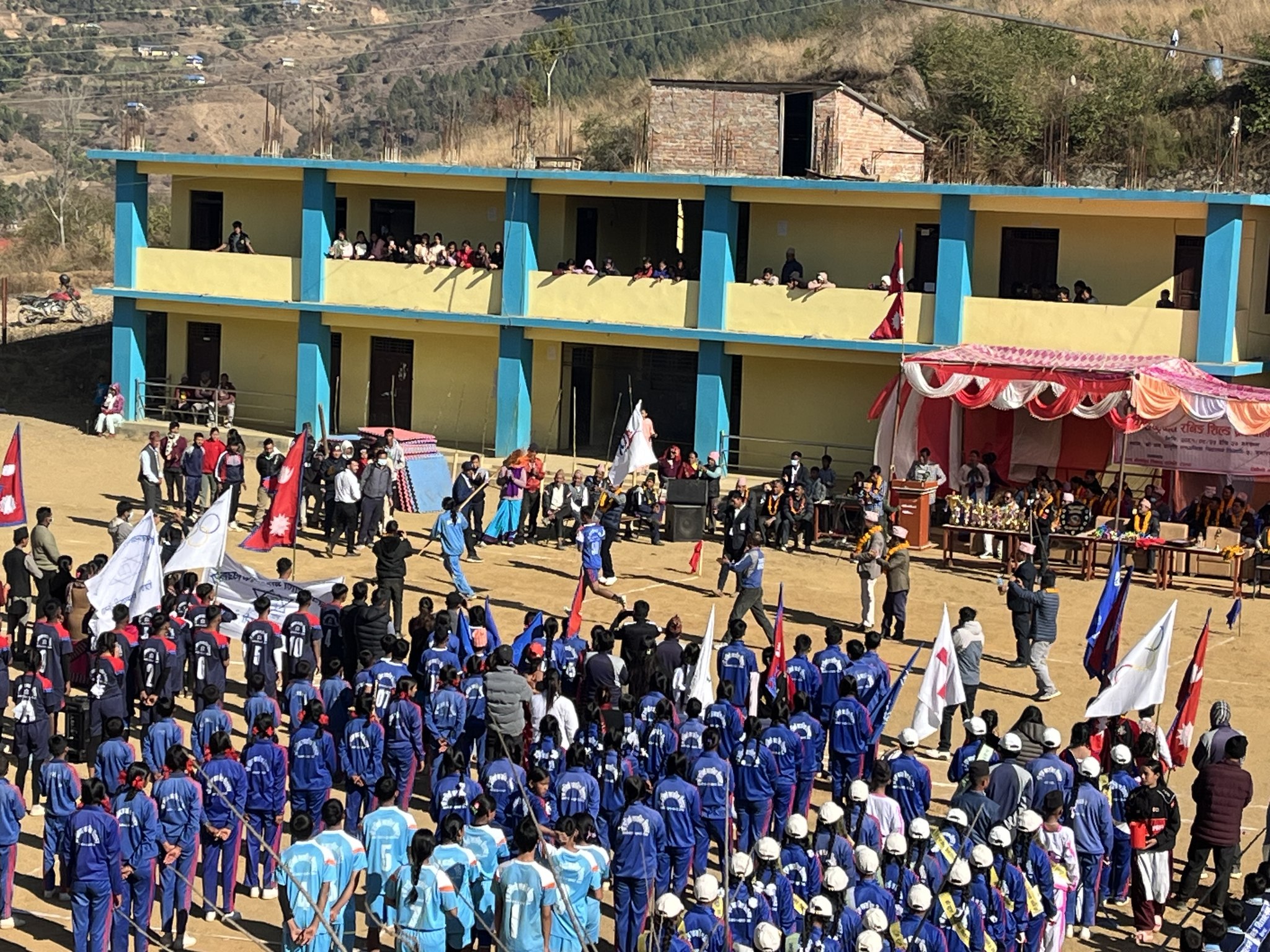 Araniko Secondary School, Rolpa Building 