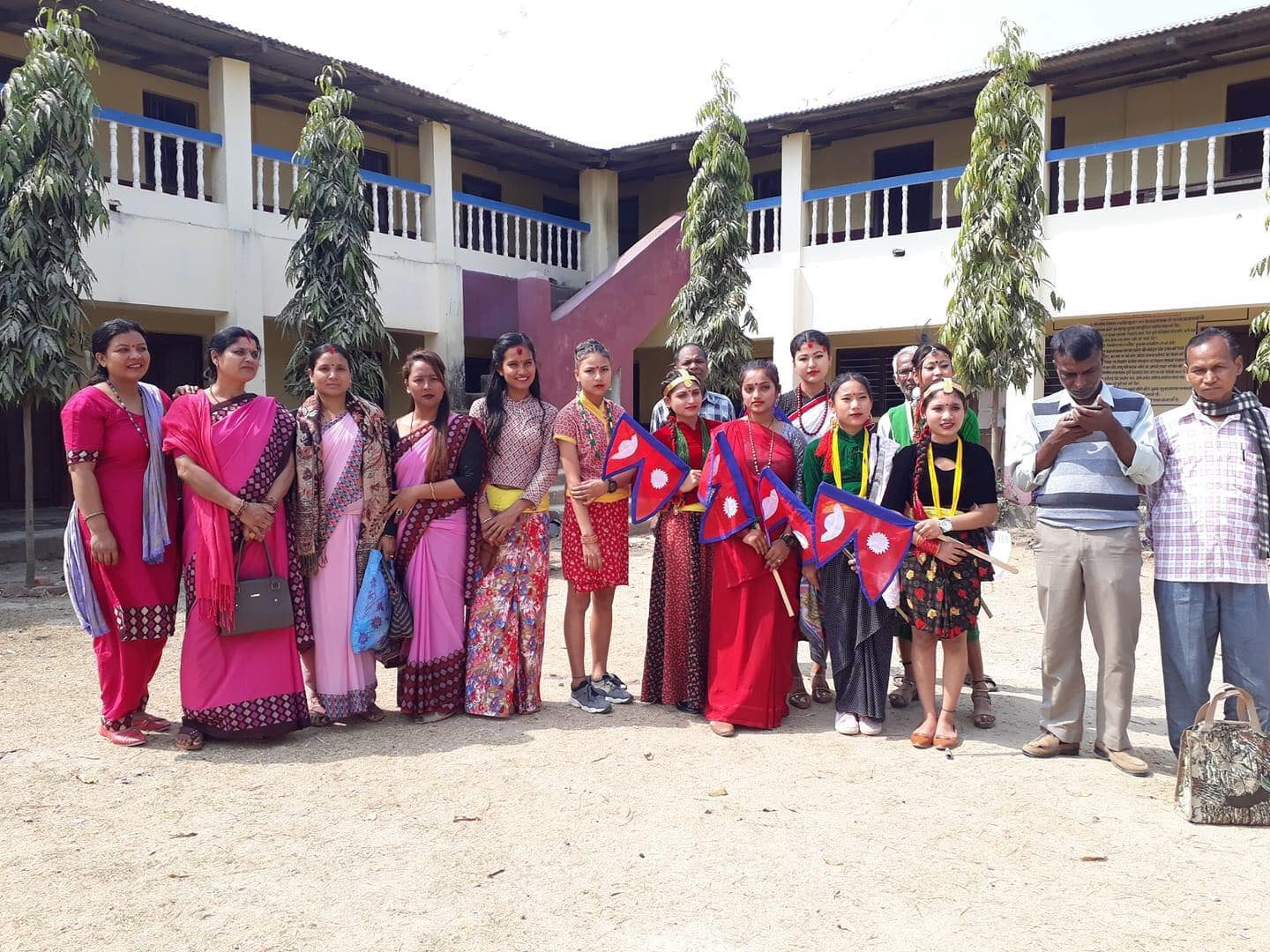 Nanda Uma Public Secondary School, Saptari Building 