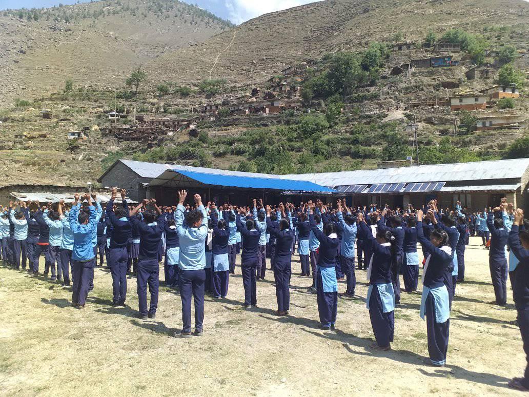 Saraswati Secondary School, Jumla Students 