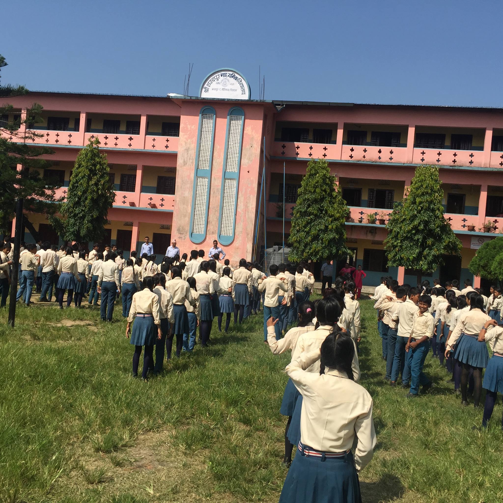 Sharadpur Secondary School, Chitwan Building 