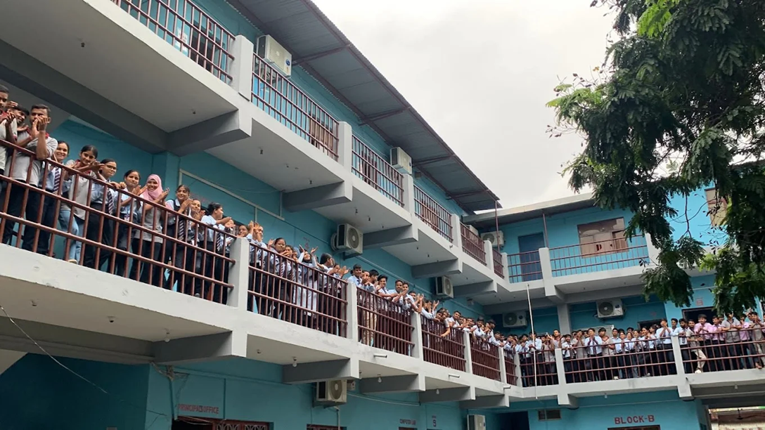 Alpine Secondary School, Birgunj Building